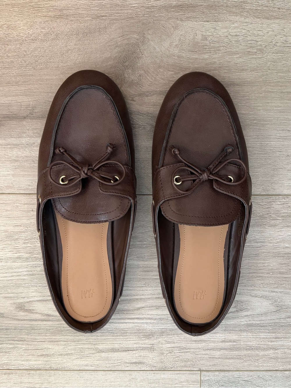 H&M Dark Brown Mules